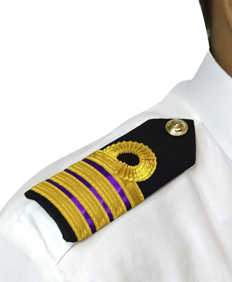 Chief Engineer Round Hard Epaulettes