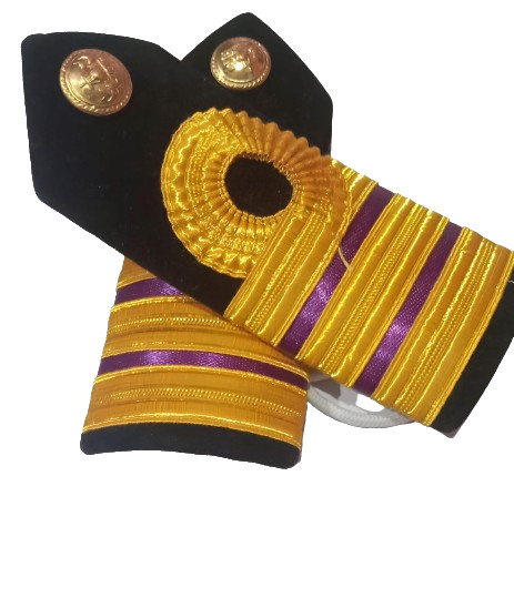 Second Engineer Round Hard Epaulettes